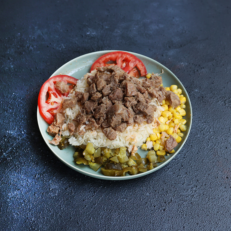 Kavurmalı pilav